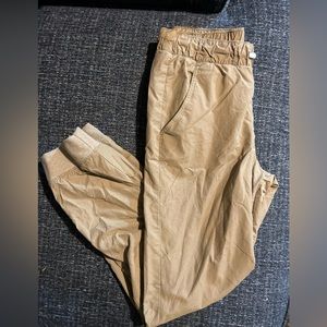 Boys Cat & Jack lined khaki joggers